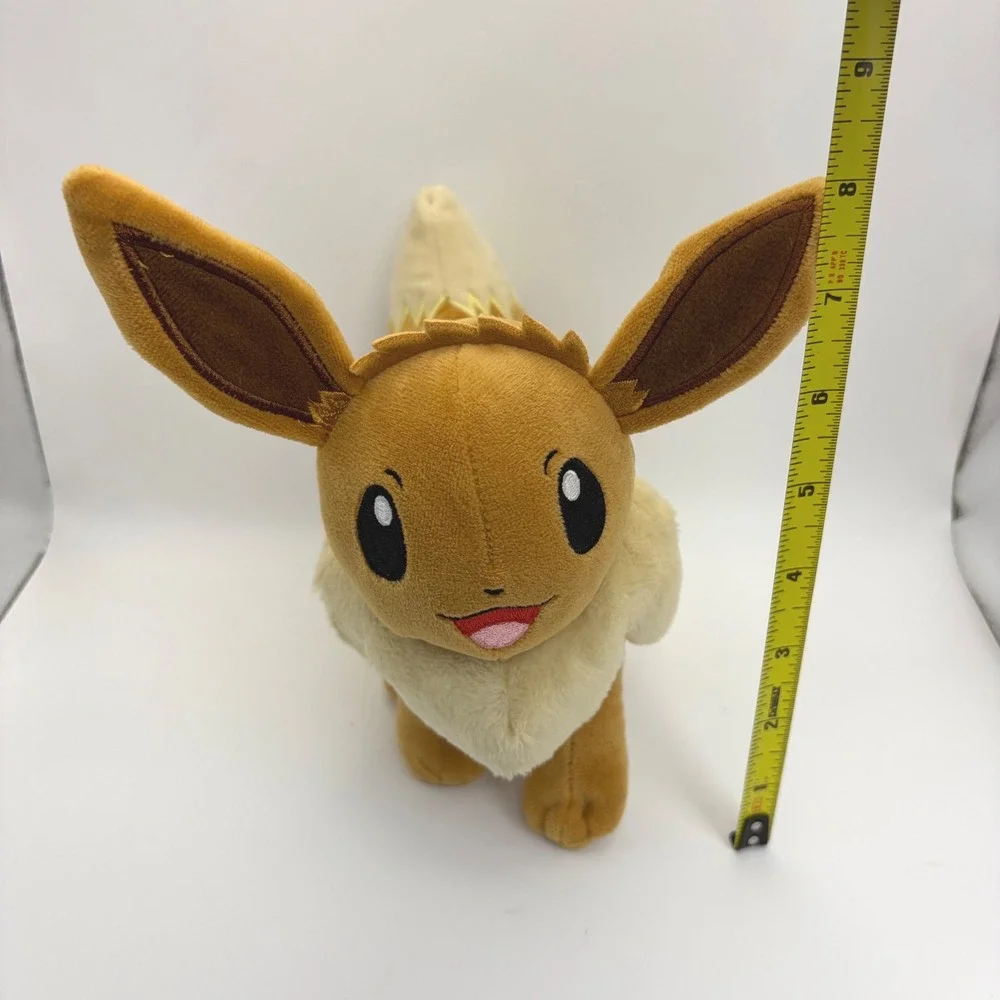 Pokemon‎ Eevee Plush Brown Stuffed Animal Toy Jazwares PKW4018-071023-WH 8 Inch